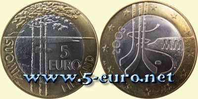 5 Euro Finnland - Eishockey Weltmeisterschaft 2003 in Finnland