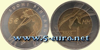 5 Euro Finnland 2005 - 10. Leichtathletik Weltmeisterschaften 2005