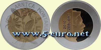 5 Euro Luxemburg 2010 - Motiv Arnika