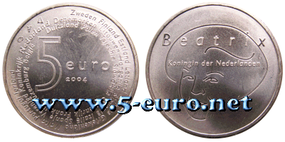 5 Euro Niederlande 2004 Erweiterung der Europäischen Union