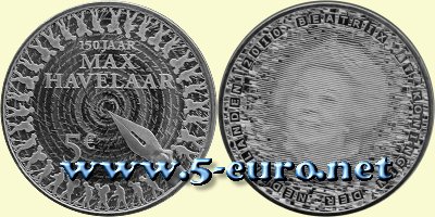 5 Euro Niederlande 2010 - 150 Jahre Max Havelaar