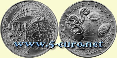 5 Euro San Marino 2009 - Internationales Jahr der Astronomie