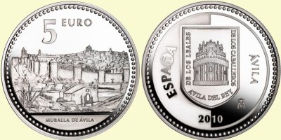 5 Euro Spanien 2010 - Ávila