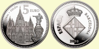 5 Euro Spanien 2010 - Barcelona
