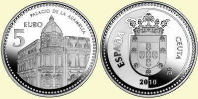 5 Euro Spanien 2010 - Ceuta